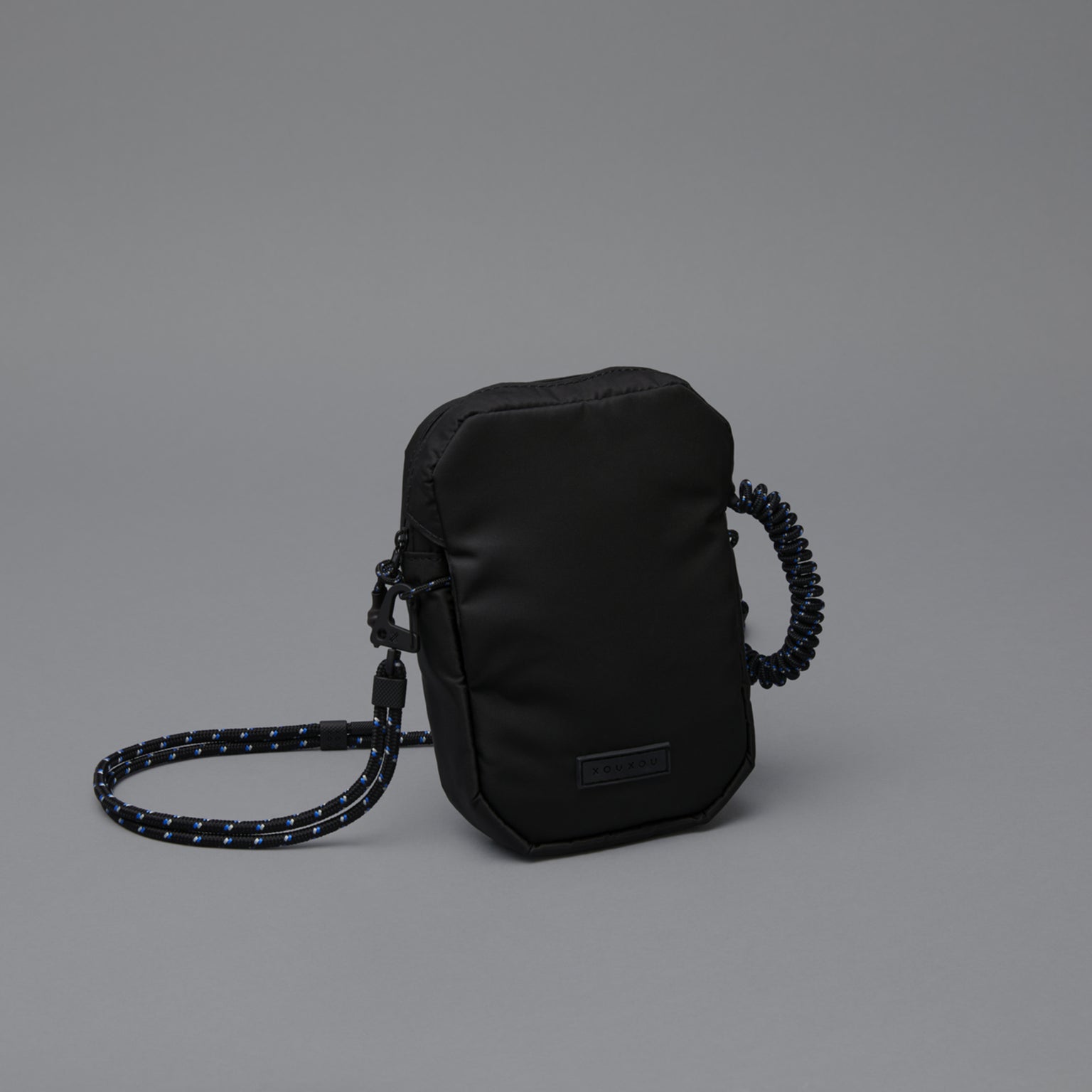 Black Shoulder Bag with ECONYL® nylon