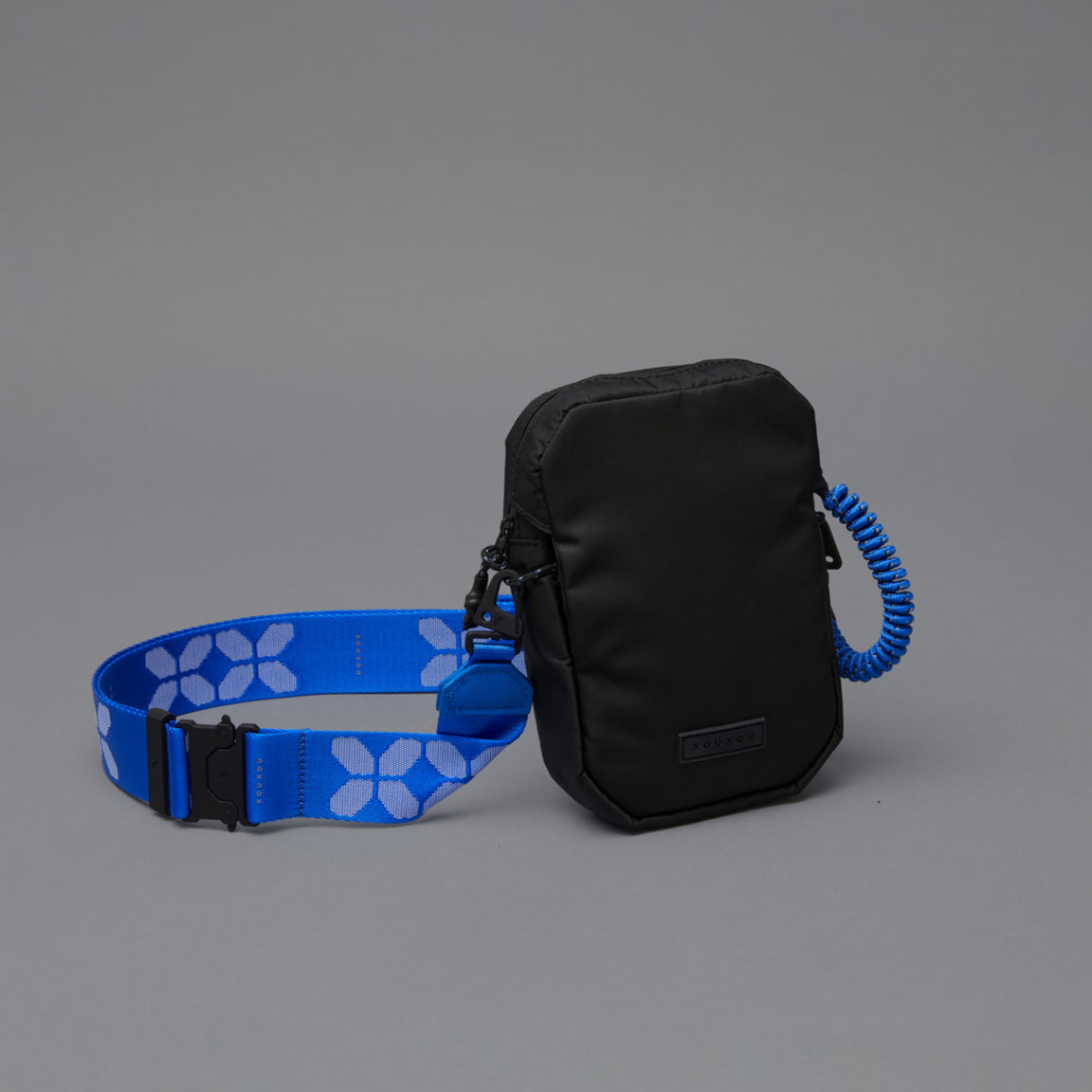 Black Shoulder Bag with ECONYL® nylon