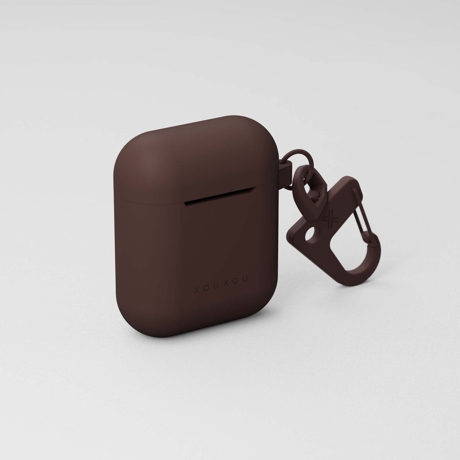 Apple AirPods 1st generation case in Earth Brown silicone | XOUXOU