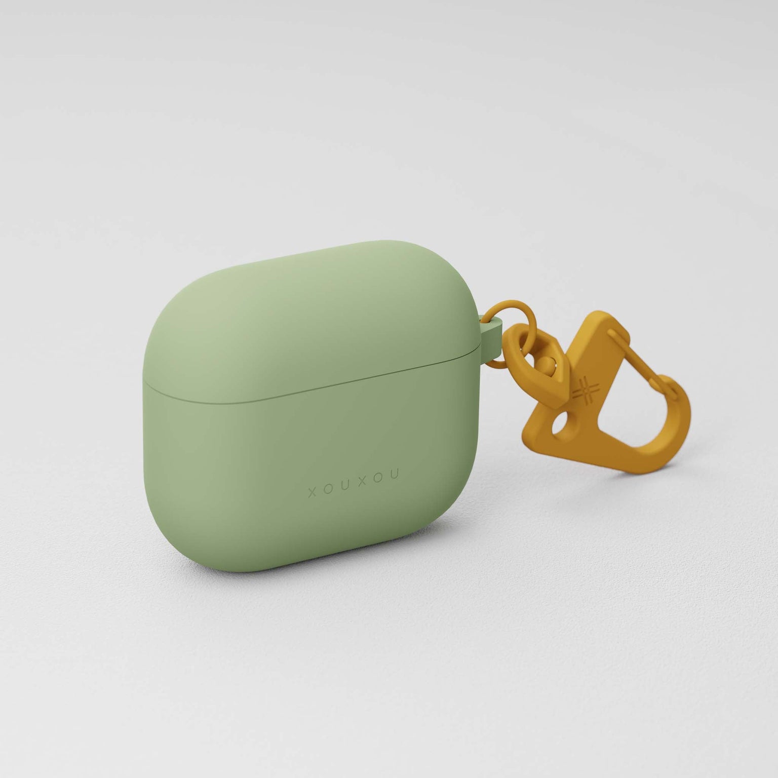 Apple AirPods 3rd generation case in Olive Green silicone | XOUXOU