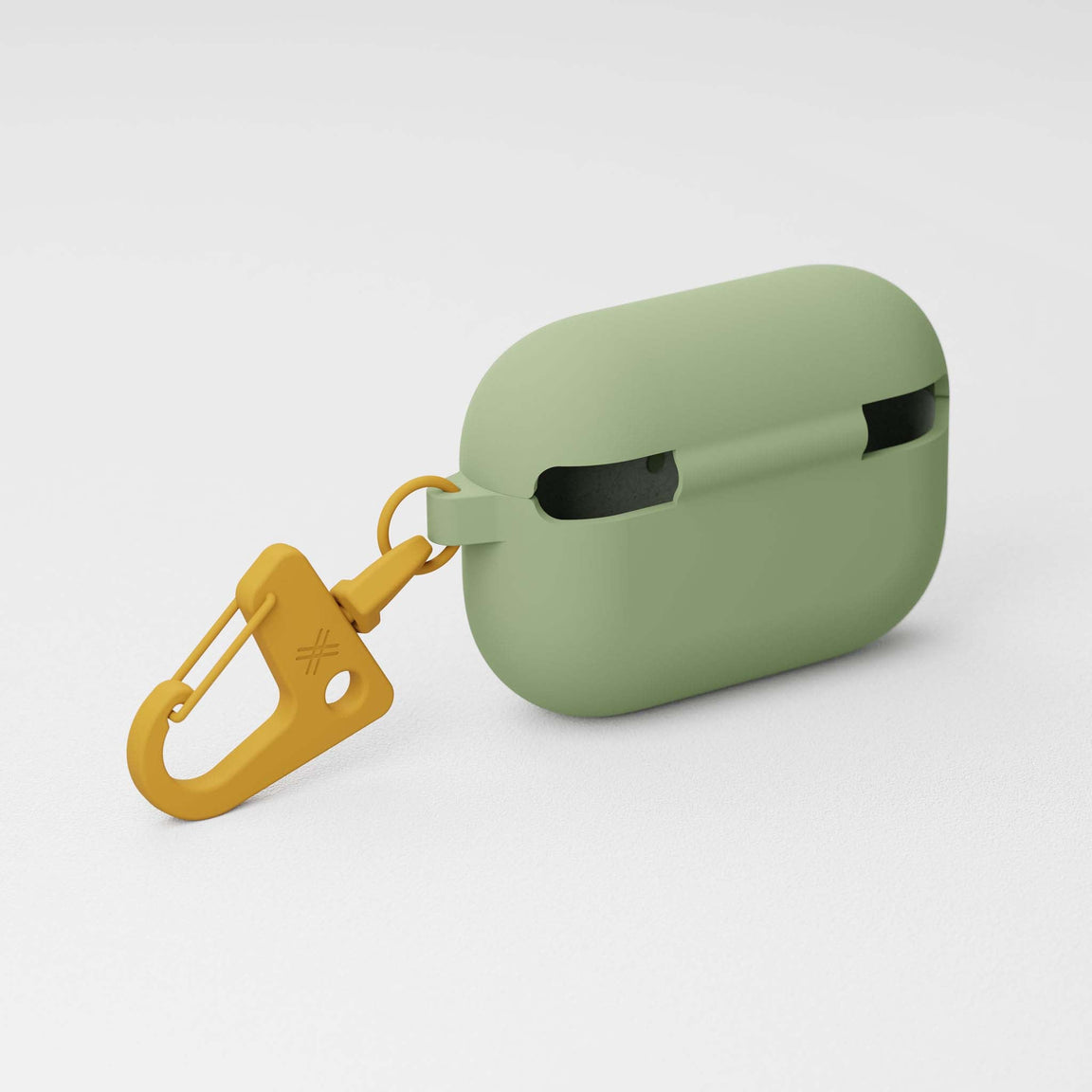 Apple AirPods Pro case in Olive Green silicone | XOUXOU