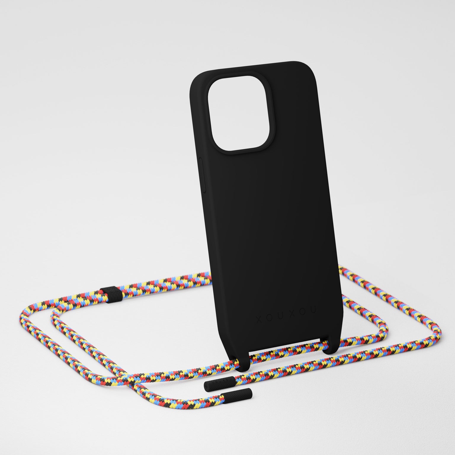 Black + Mondrian Phone Necklace