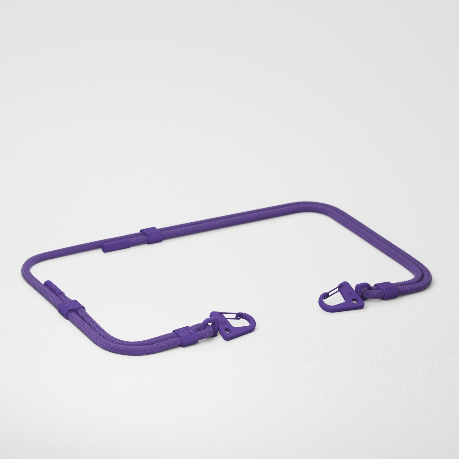 Modular Phone Strap with Carabiner in Purple | XOUXOU