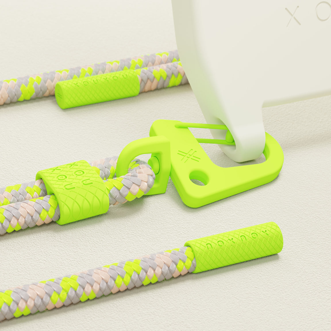 Chalk + Neon Camouflage Phone Necklace