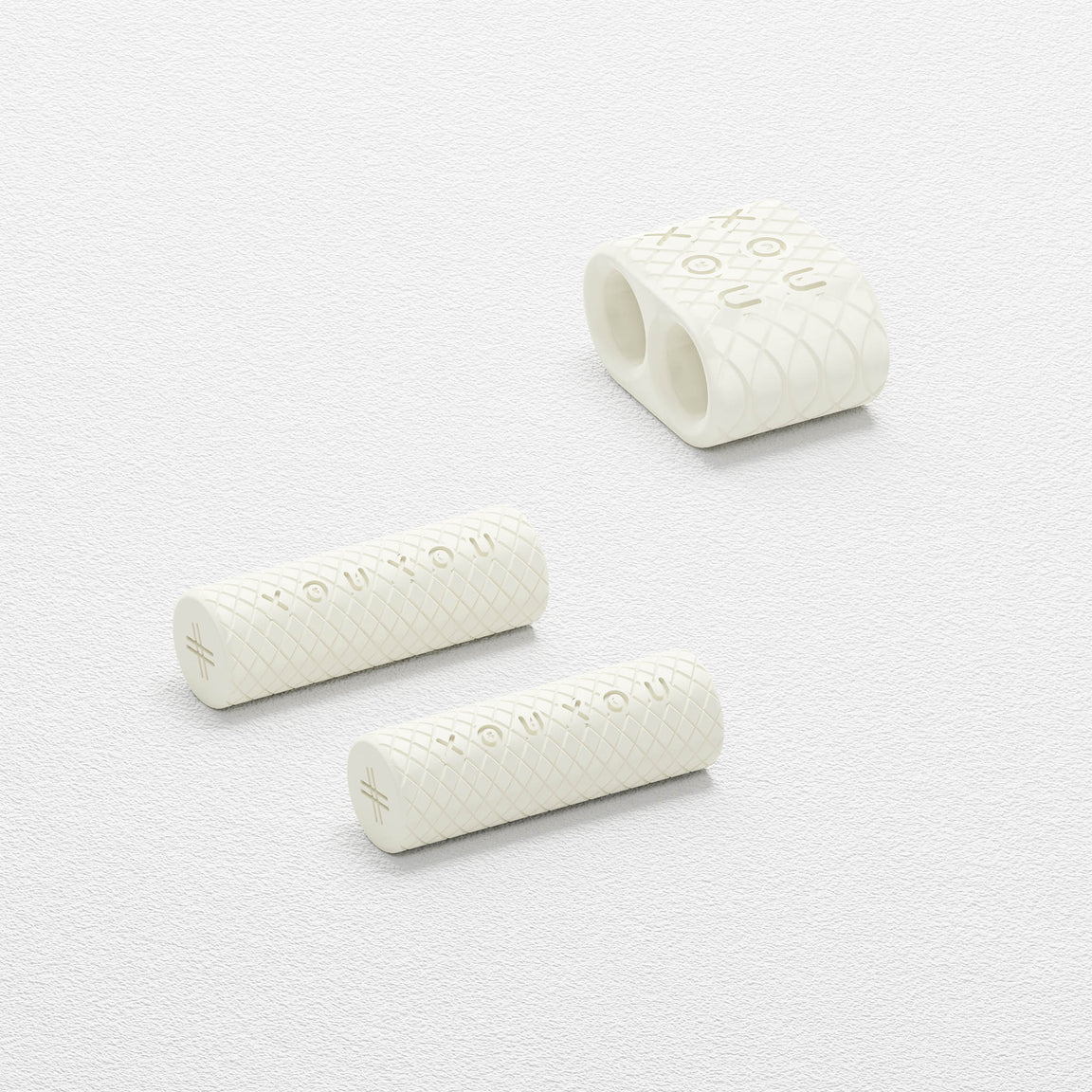 Chalk White metal parts for Modular Ropes by XOUXOU