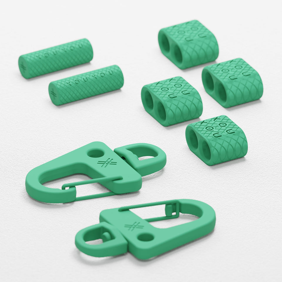 Electric Green Carabiner Rope Metal Parts