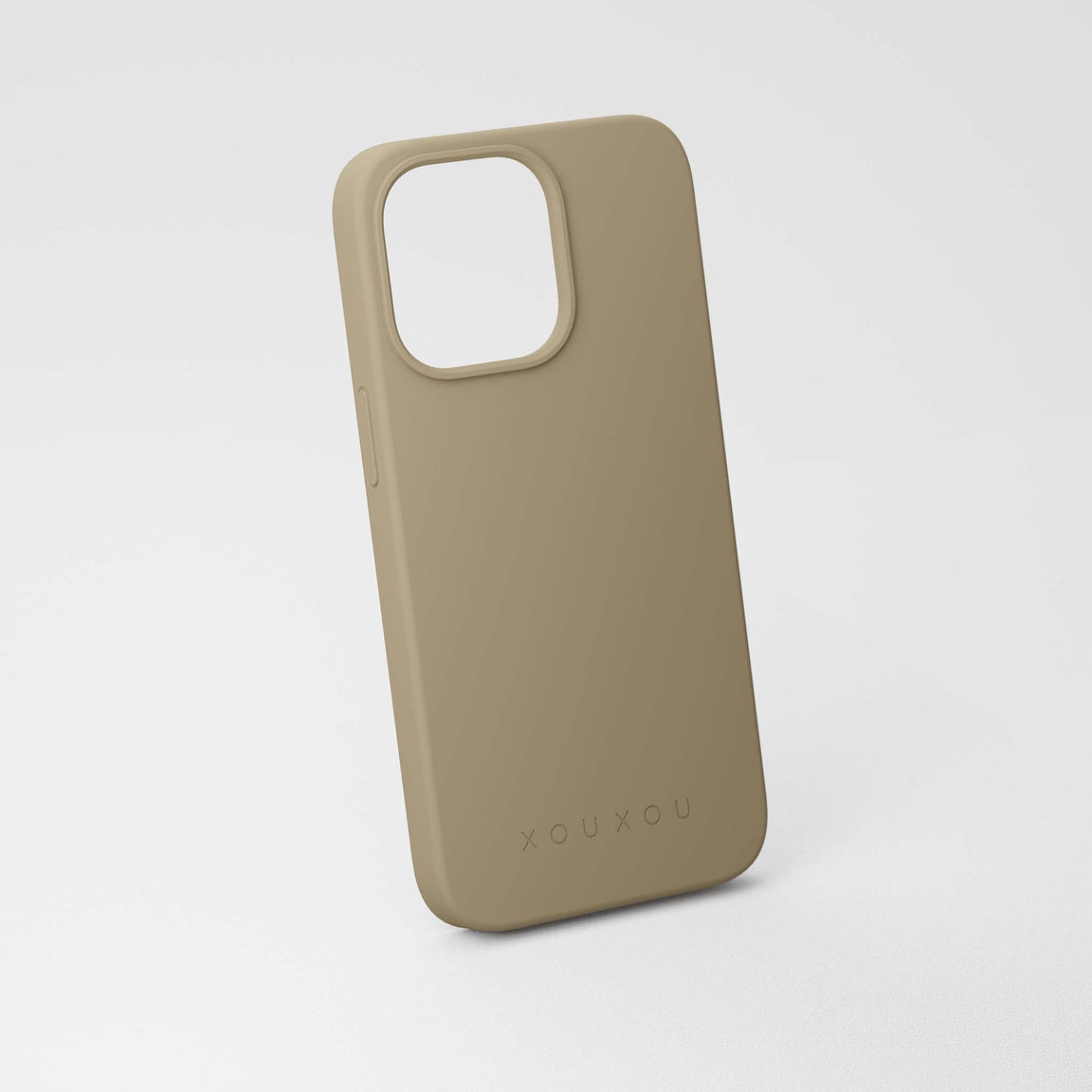 iPhone 14 Case with soft-touch in Taupe colour | XOUXOU