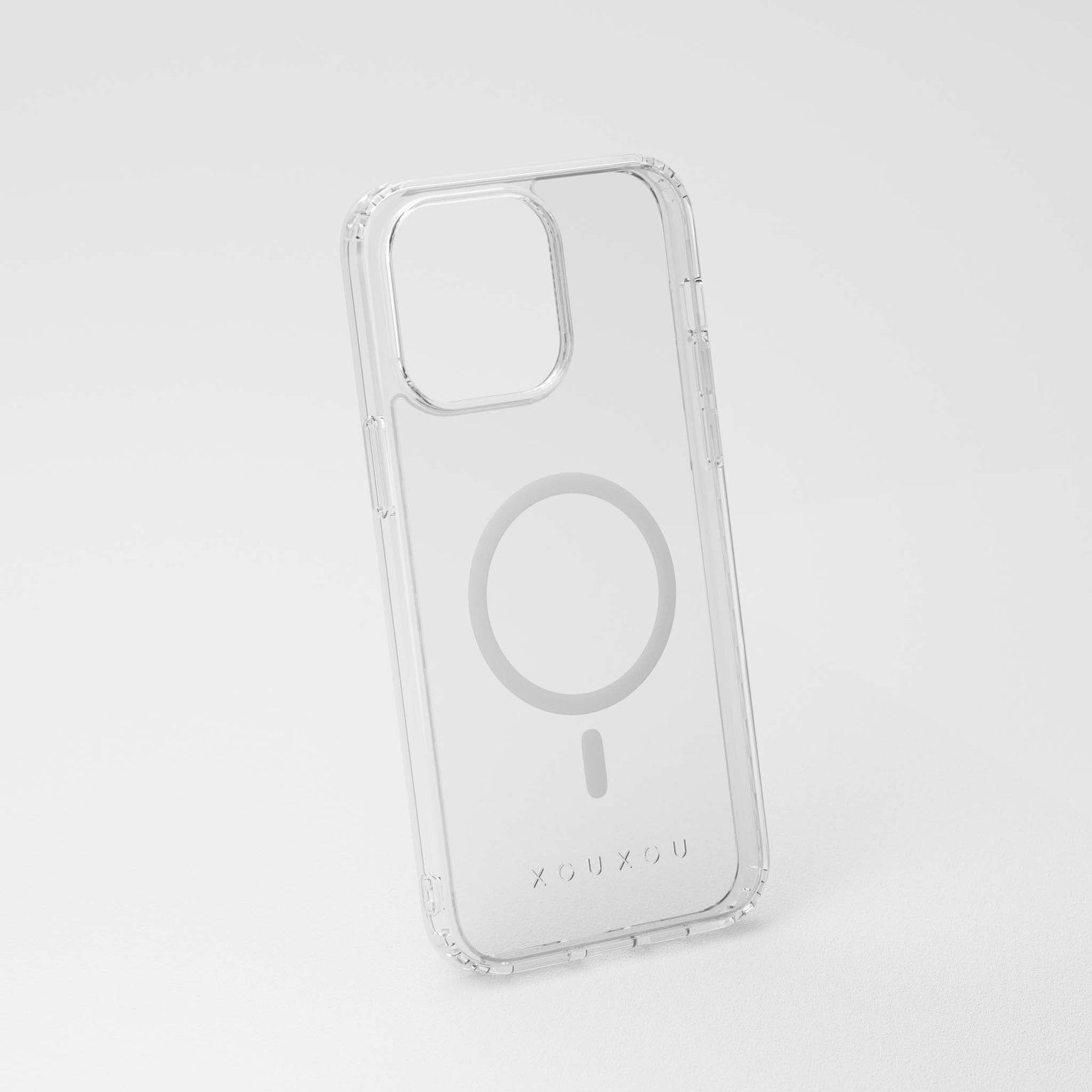 Transparent iPhone 14 Case with integrated MagSafe support | XOUXOU
