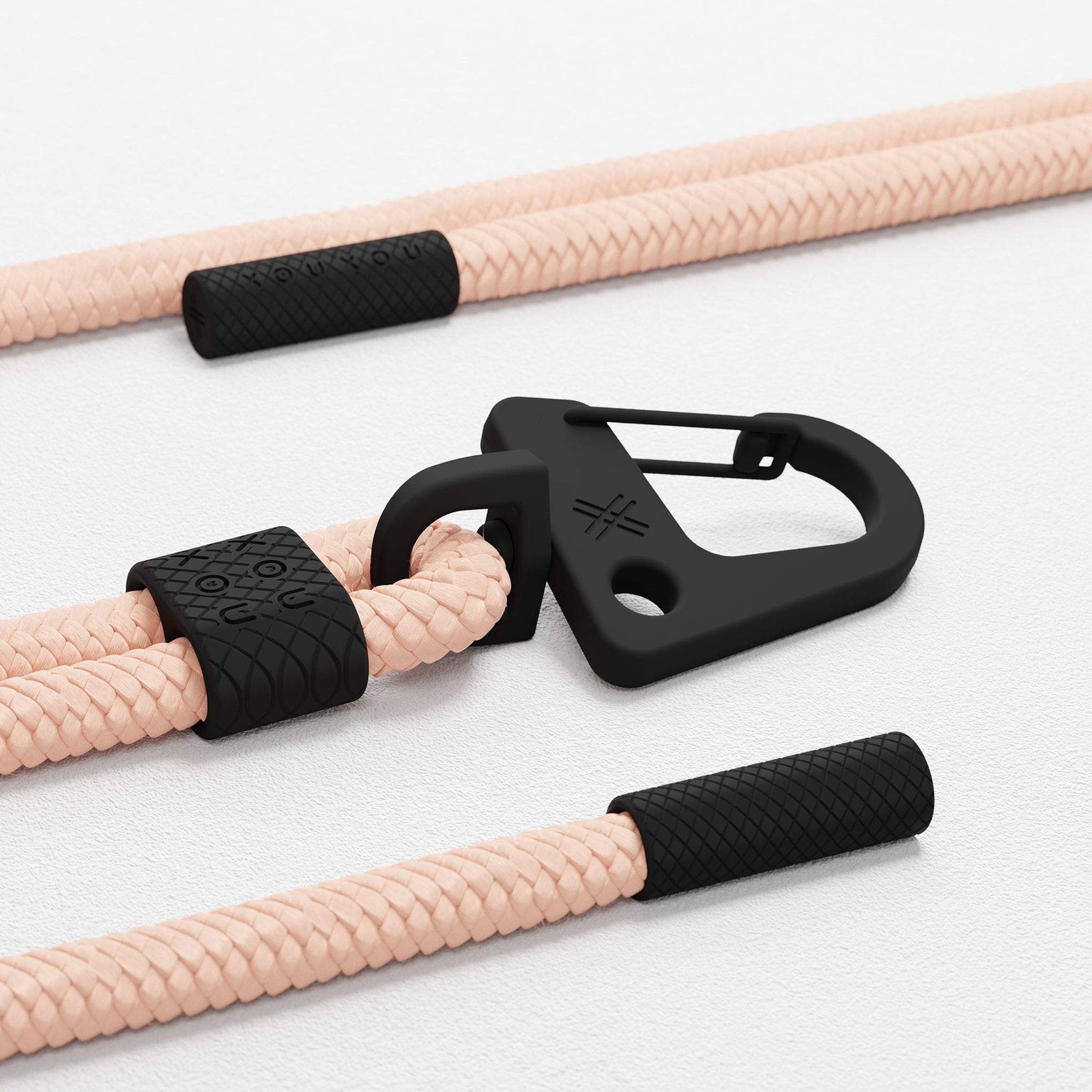 Powder Pink Carabiner Rope