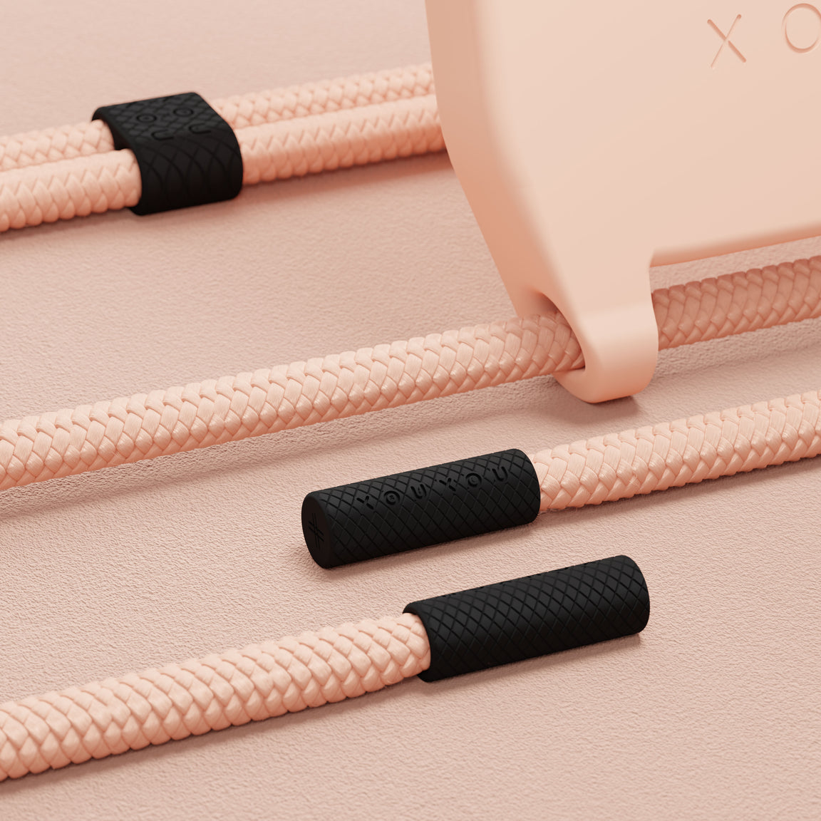 Powder Pink Phone Necklace