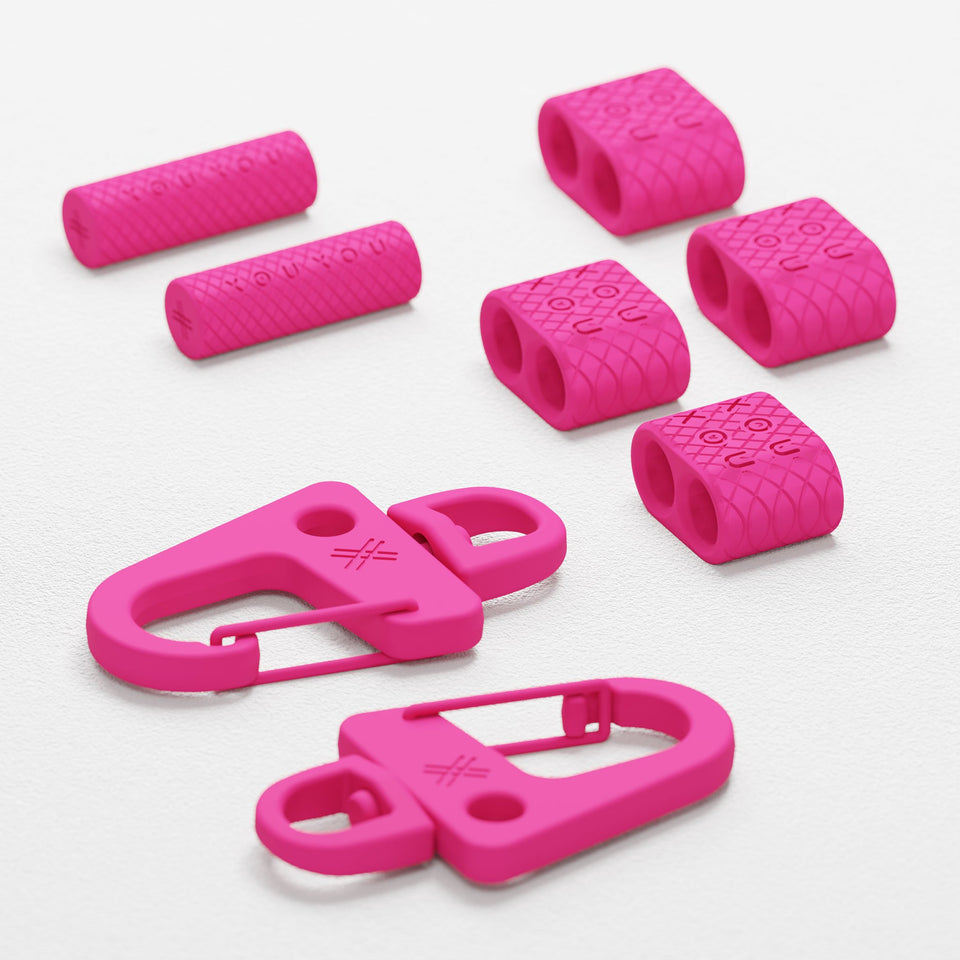 Power Pink Carabiner Rope Metal Parts