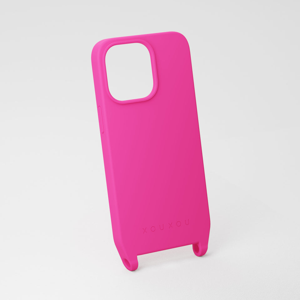 Power Pink Phone Case with eyelets