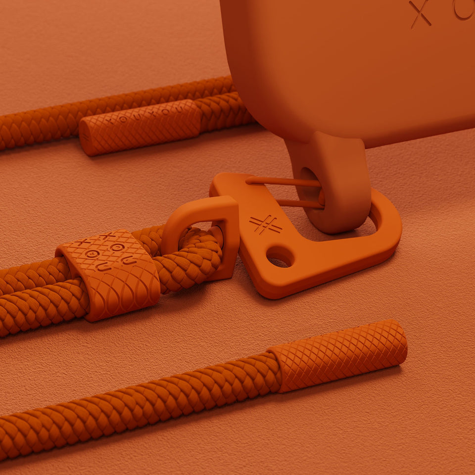 Rusty Red Phone Necklace