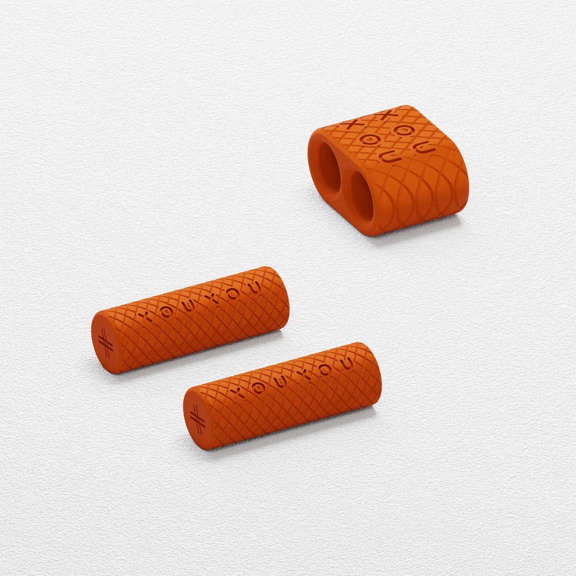 Rusty Red metal parts for Modular Ropes by XOUXOU