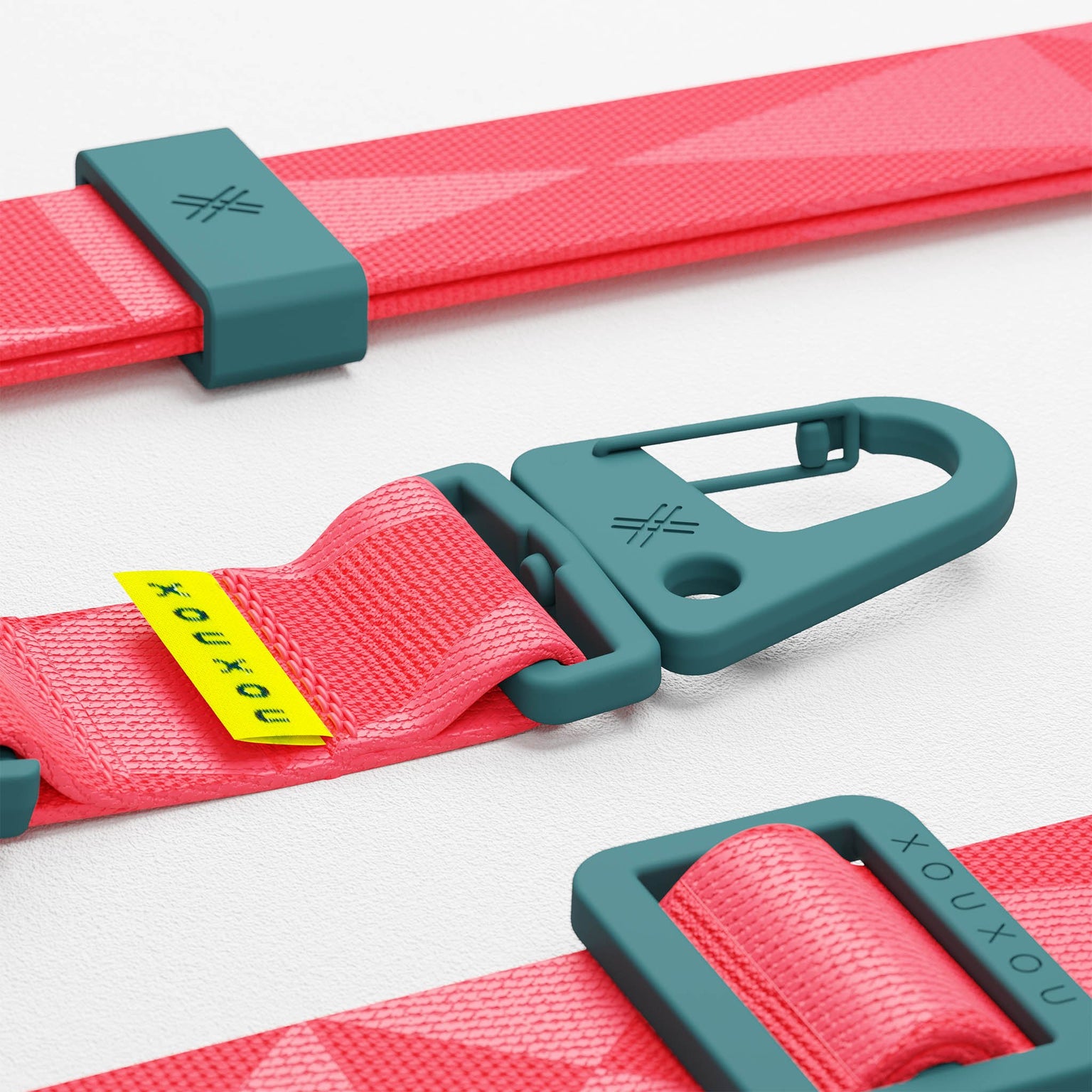 Vibrant Pink lanyard for Modular phone case by XOUXOU