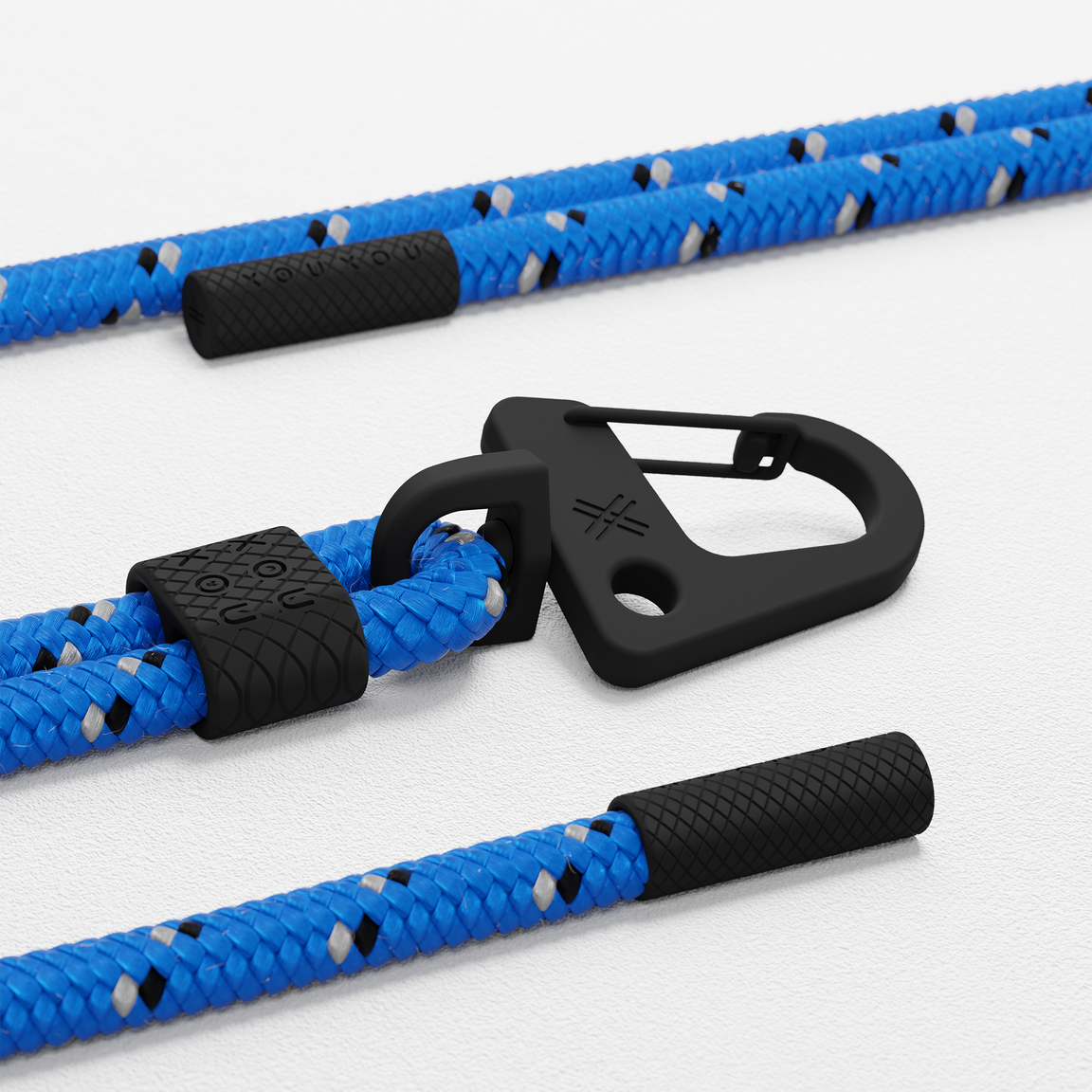 XX Blue Carabiner Rope