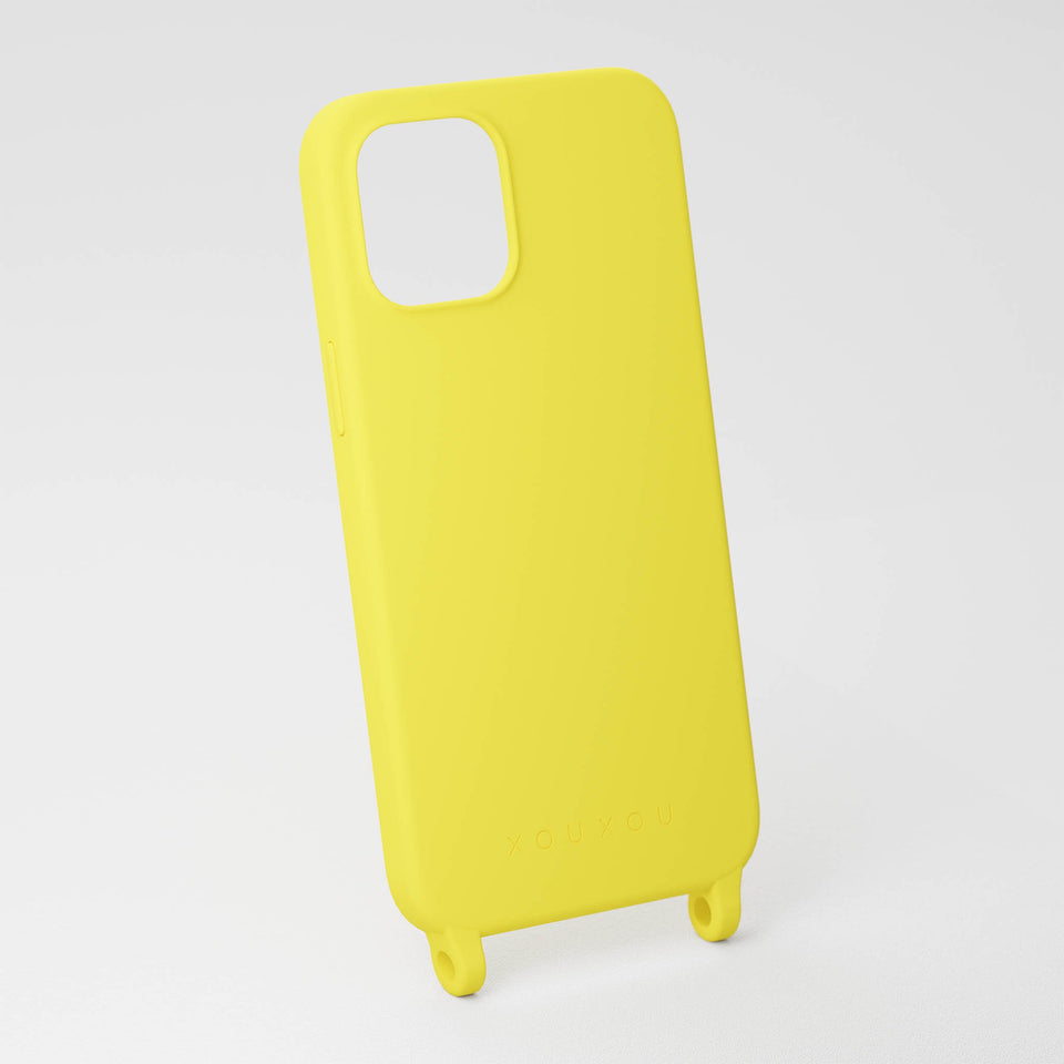 Yellow Phone Case with eyelets